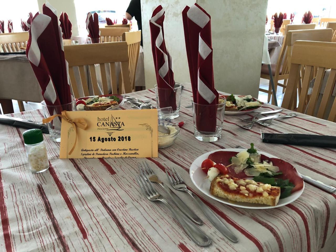 Hotel Canasta Riccione Eksteriør billede